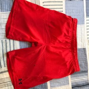 Red shorts